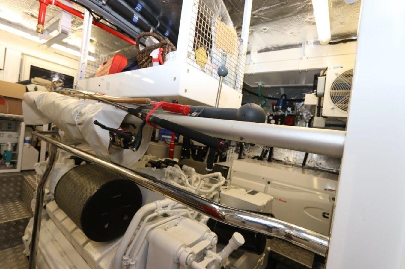 a large machine with a large metal pipe aboard AQUA VISTA Yacht for Sale