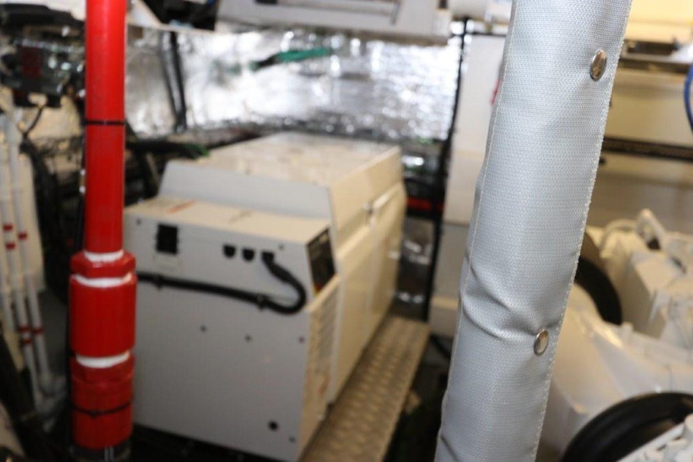 a machine in a factory aboard AQUA VISTA Yacht for Sale