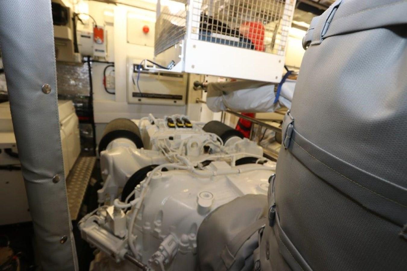 the inside of a car aboard AQUA VISTA Yacht for Sale
