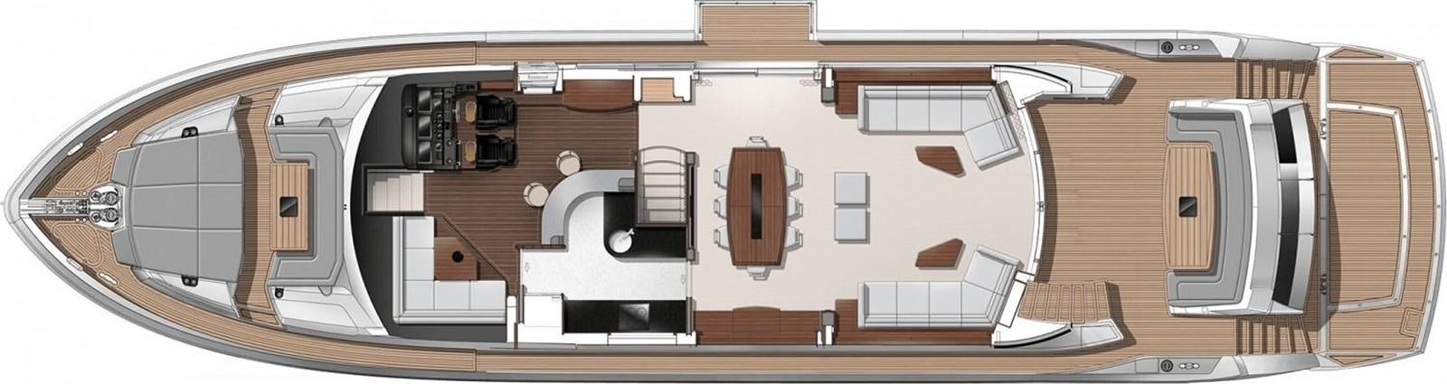 a model of a building aboard AQUA VISTA Yacht for Sale
