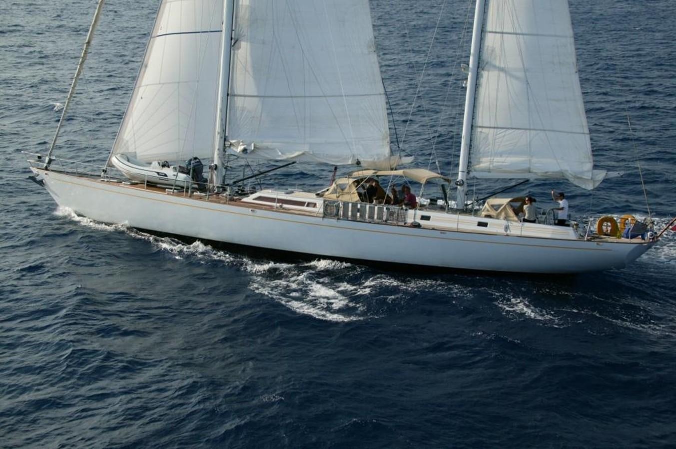 a boat with people on it aboard VOLADOR Yacht for Sale