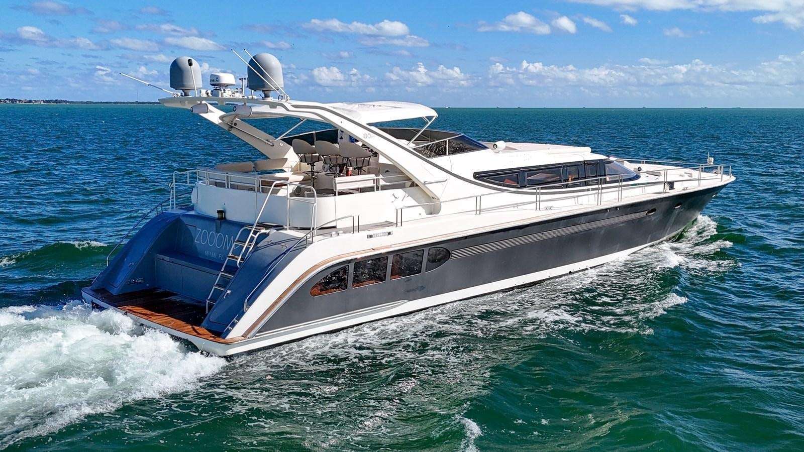 a boat on the water aboard ZOOOM Yacht for Sale