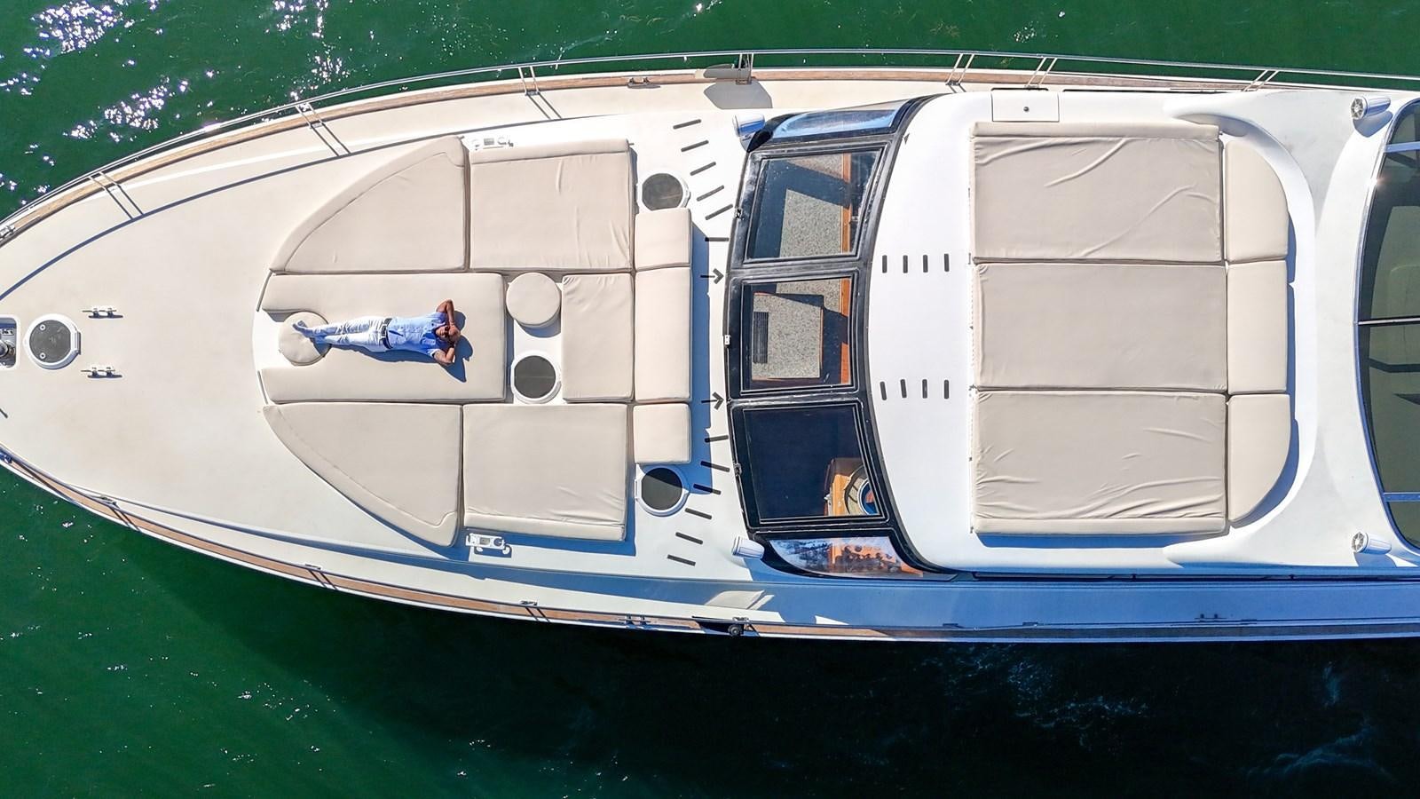 a person in a helicopter aboard ZOOOM Yacht for Sale
