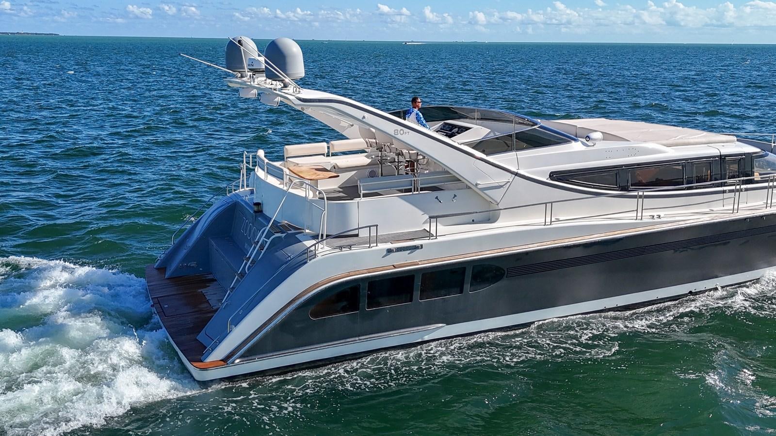 a boat on the water aboard ZOOOM Yacht for Sale