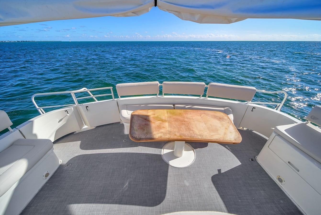 a boat on a deck aboard ZOOOM Yacht for Sale