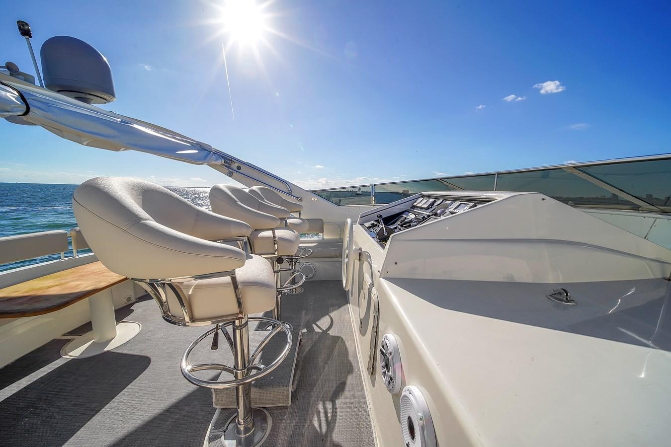 a boat on a trailer aboard ZOOOM Yacht for Sale