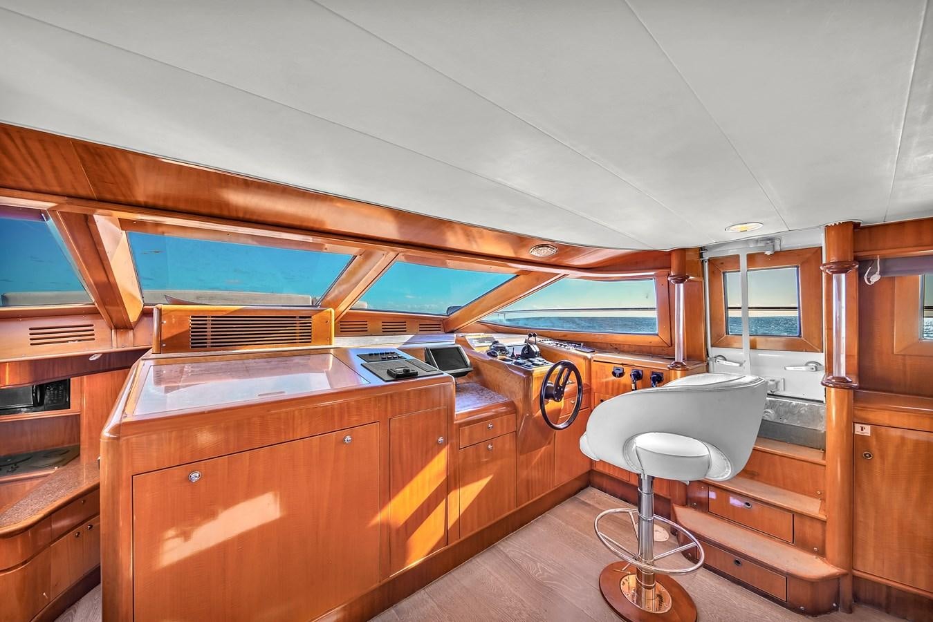 a room with a desk and a chair aboard ZOOOM Yacht for Sale
