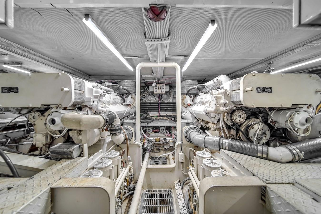 a room with machinery aboard ZOOOM Yacht for Sale