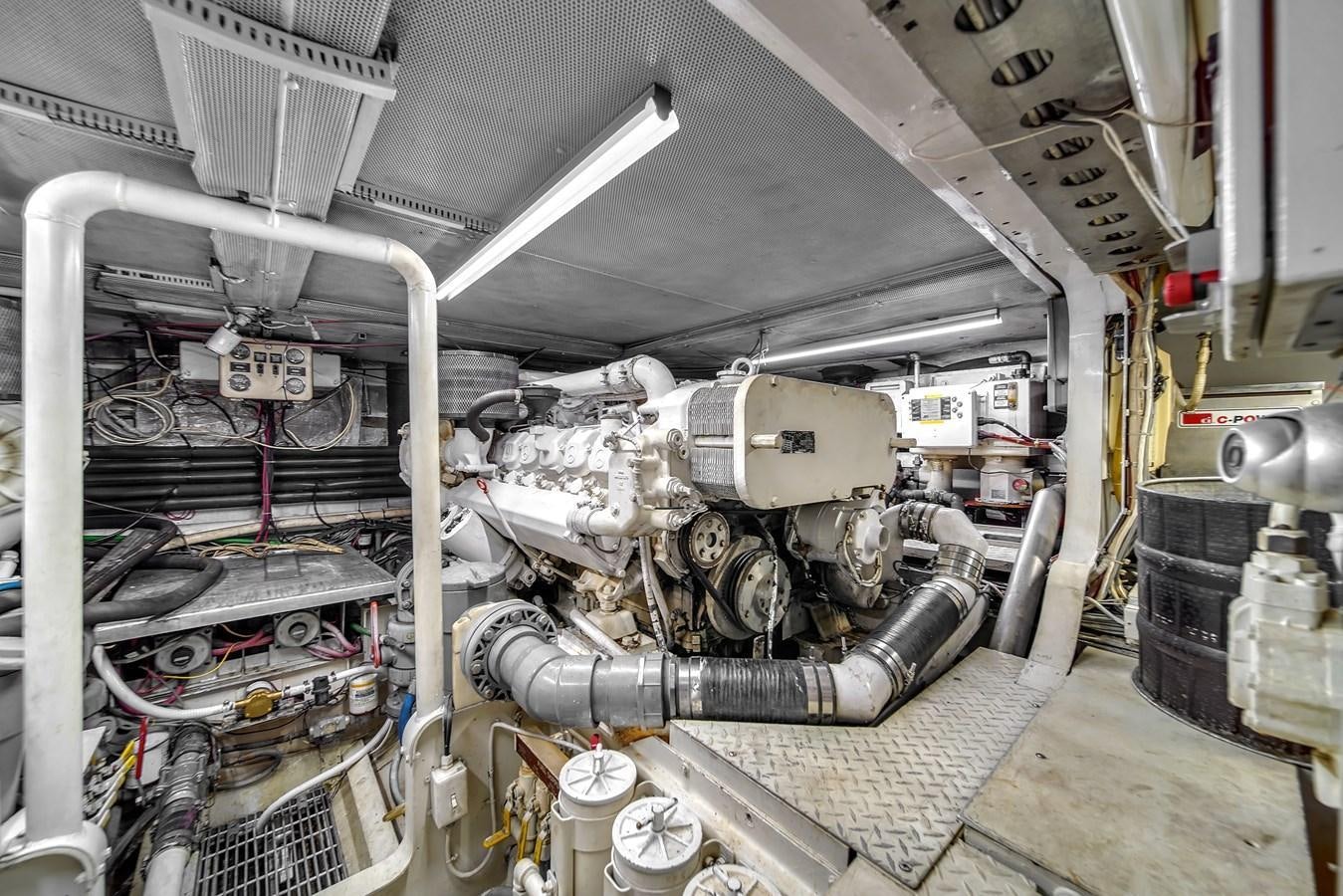 a machine inside a room aboard ZOOOM Yacht for Sale