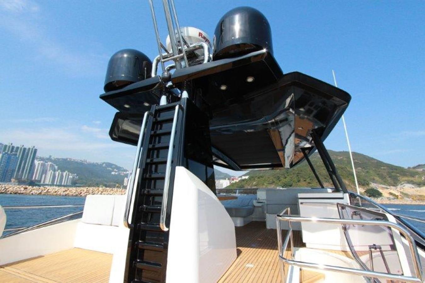 a space shuttle on a deck aboard AURORE Yacht for Sale