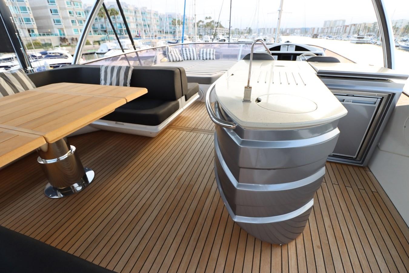 a white cylinder with a black lid aboard MOJO RISIN Yacht for Sale
