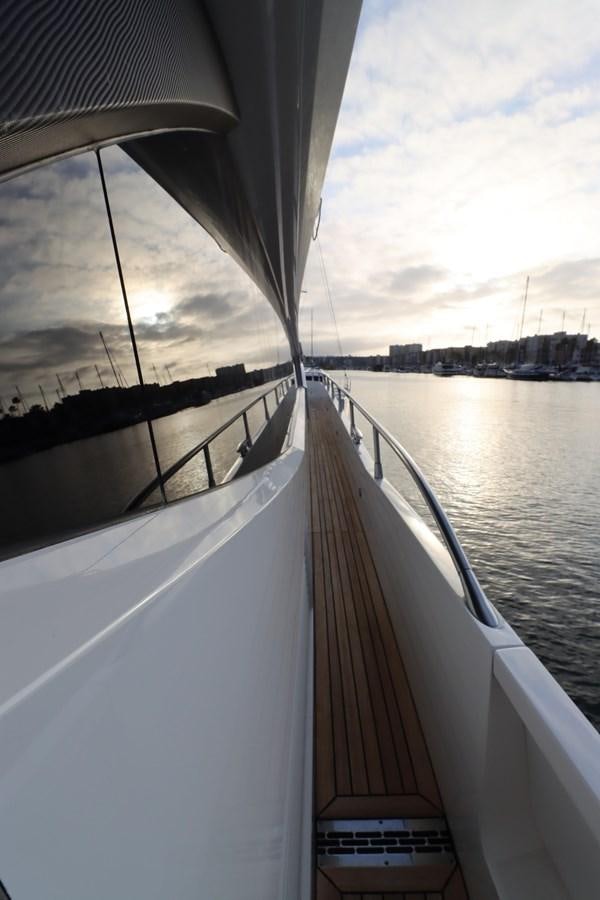 a boat on the water aboard MOJO RISIN Yacht for Sale