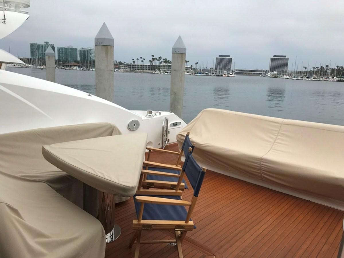 a boat on a deck aboard DAY DREAMER Yacht for Sale