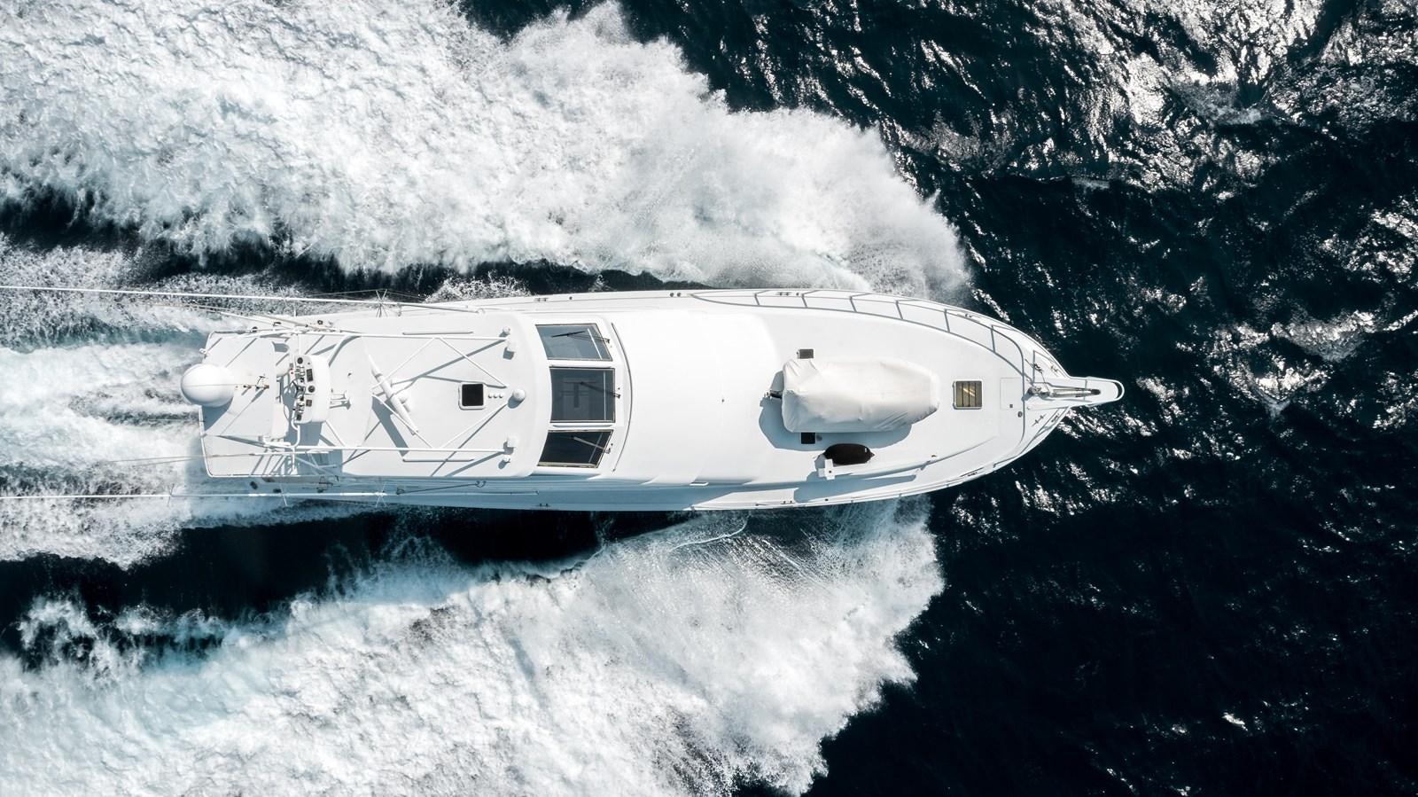 a boat on the water aboard JUST LIKE THAT Yacht for Sale