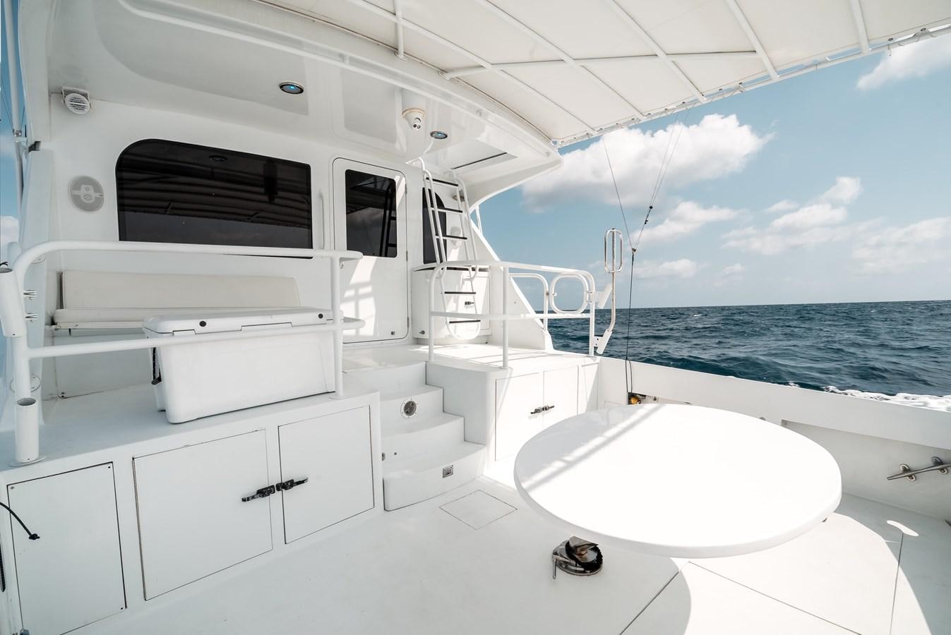 a white boat in the water aboard JUST LIKE THAT Yacht for Sale