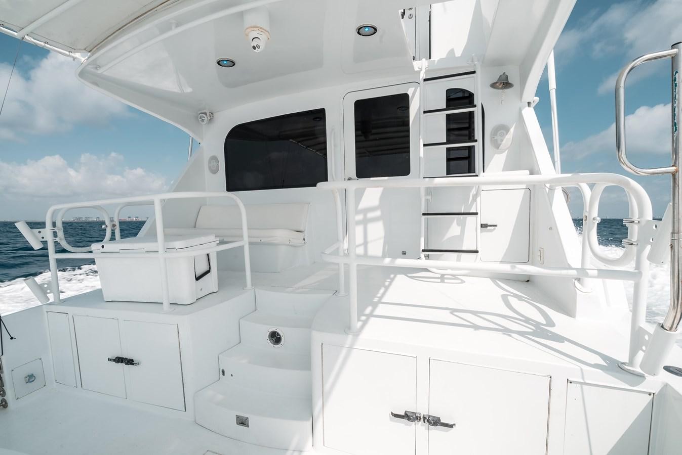 a white space ship aboard JUST LIKE THAT Yacht for Sale