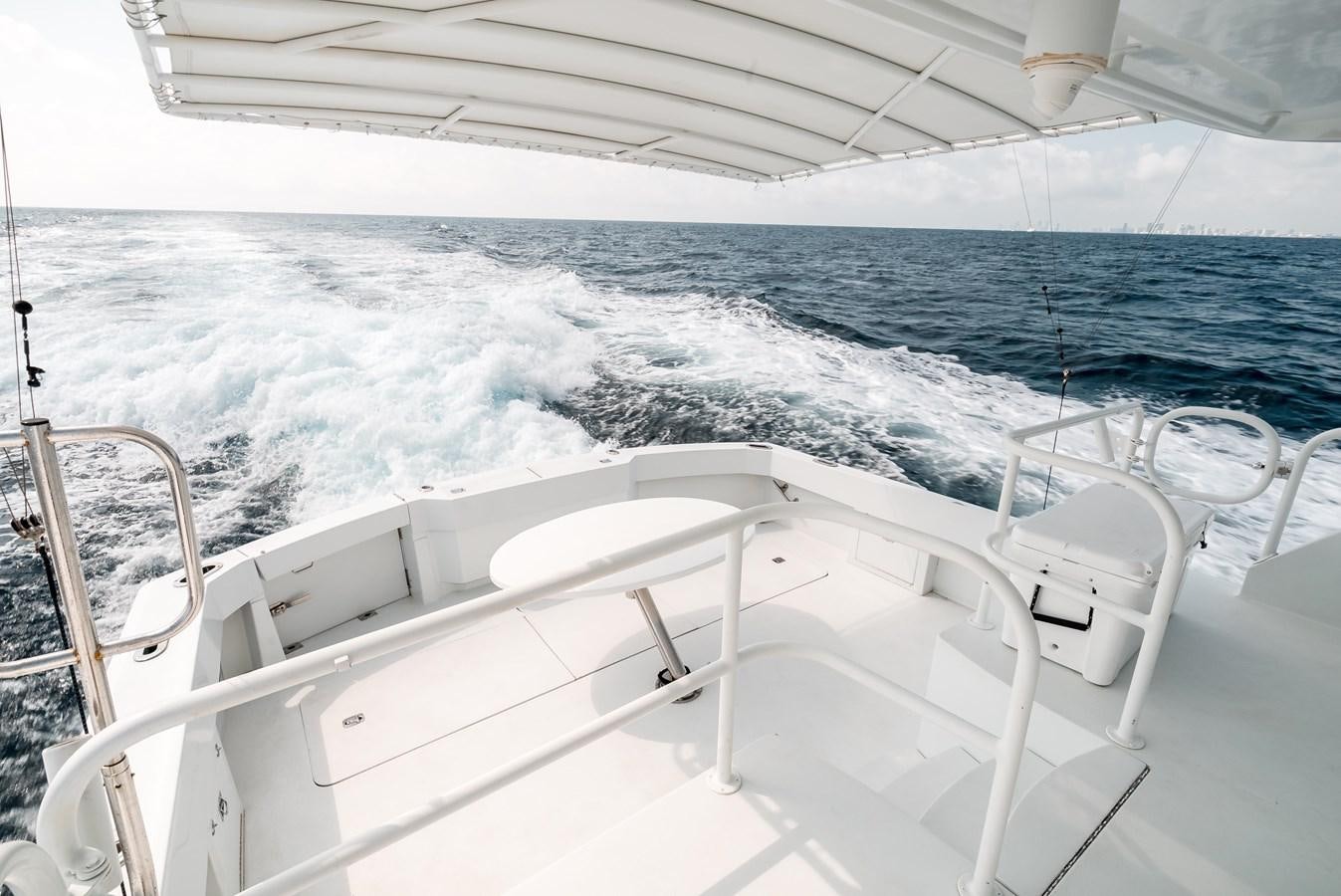 a boat on the water aboard JUST LIKE THAT Yacht for Sale