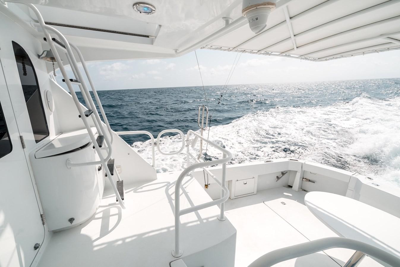 a boat on the water aboard JUST LIKE THAT Yacht for Sale