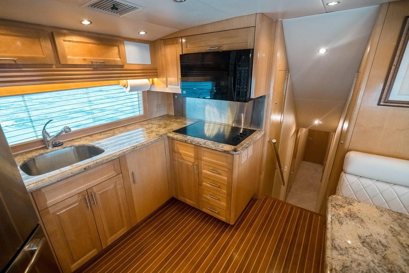a kitchen with a large oven aboard JUST LIKE THAT Yacht for Sale