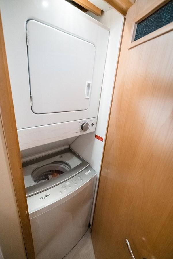 a white washing machine aboard JUST LIKE THAT Yacht for Sale