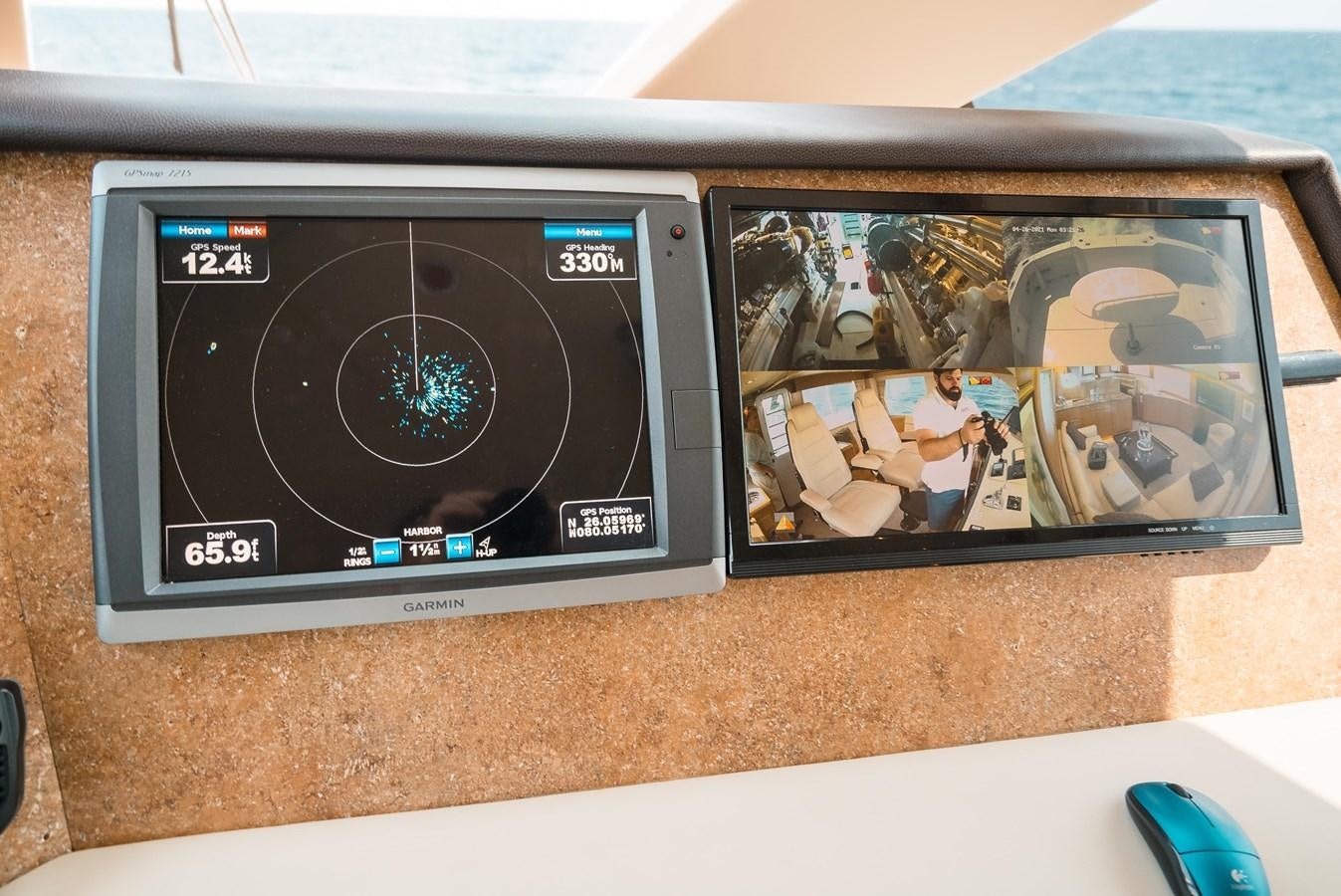 graphical user interface aboard JUST LIKE THAT Yacht for Sale
