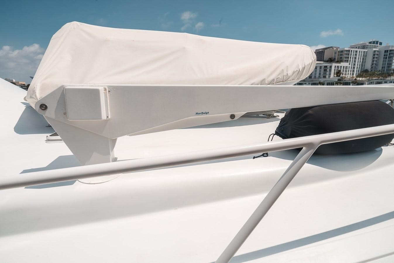 a white rectangular object with a black object on it aboard JUST LIKE THAT Yacht for Sale