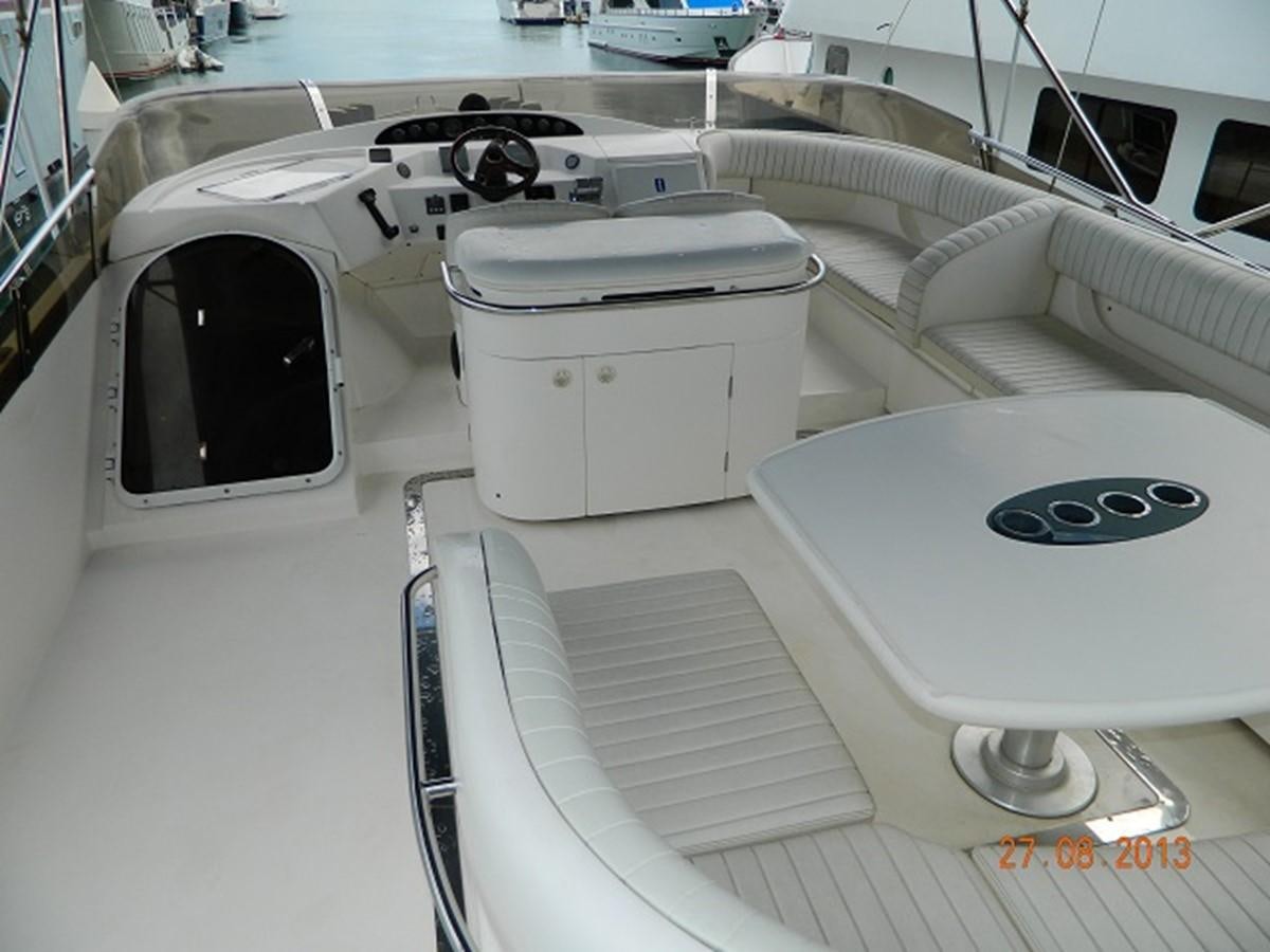 a group of white machines aboard LOUISE Yacht for Sale