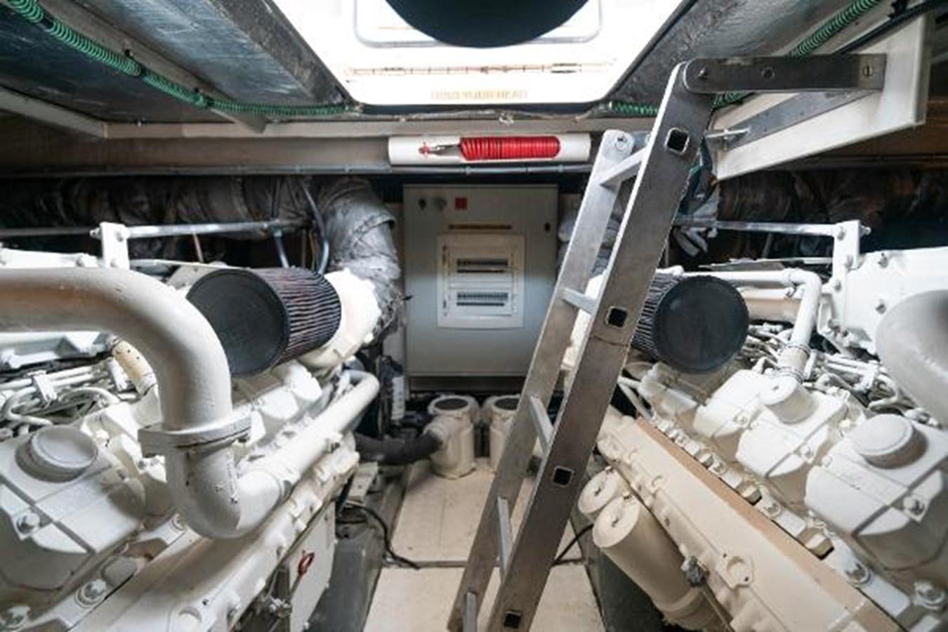 a close-up of a car aboard SOLE MIO Yacht for Sale