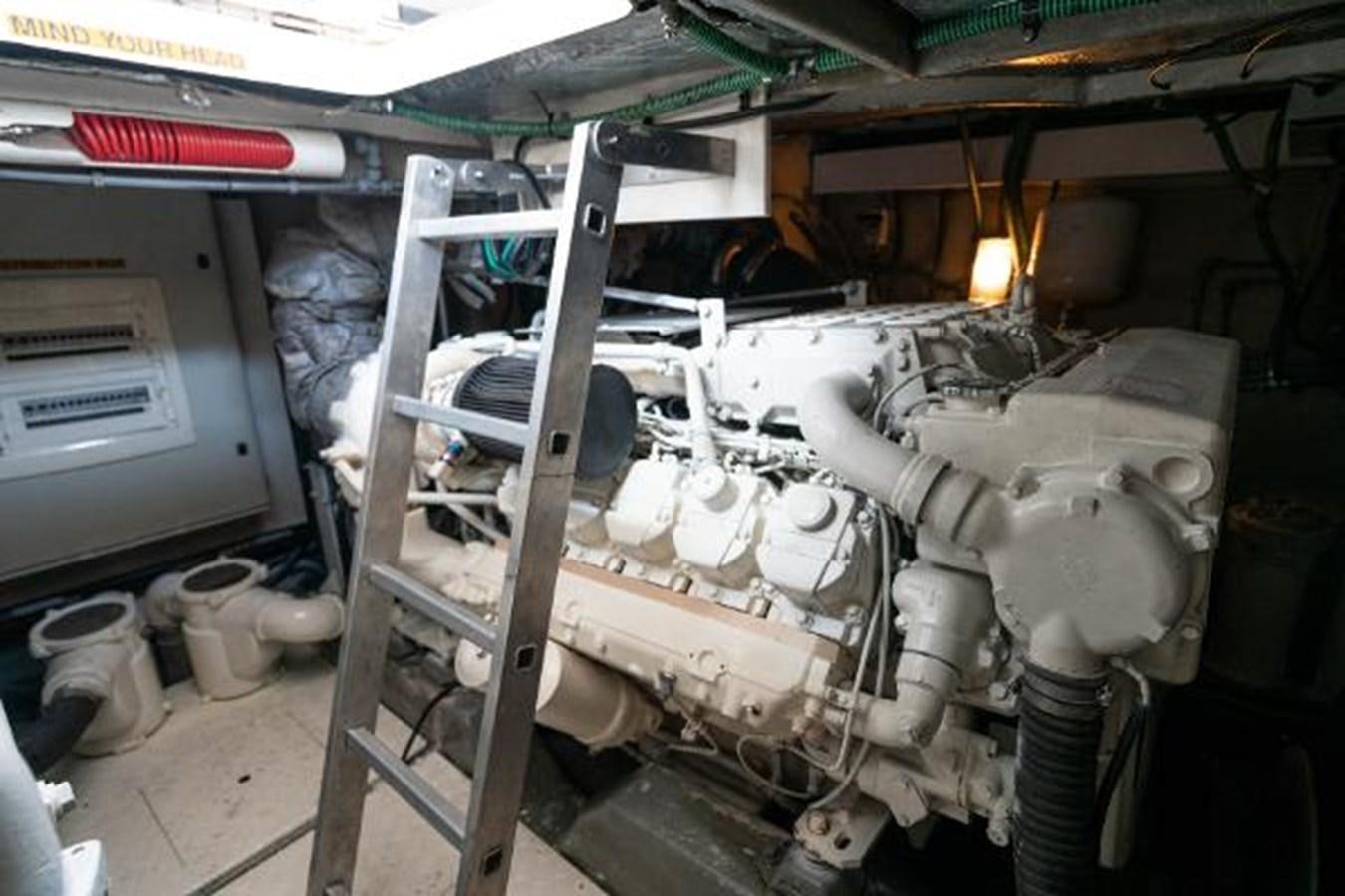 a machine with a large metal object aboard SOLE MIO Yacht for Sale