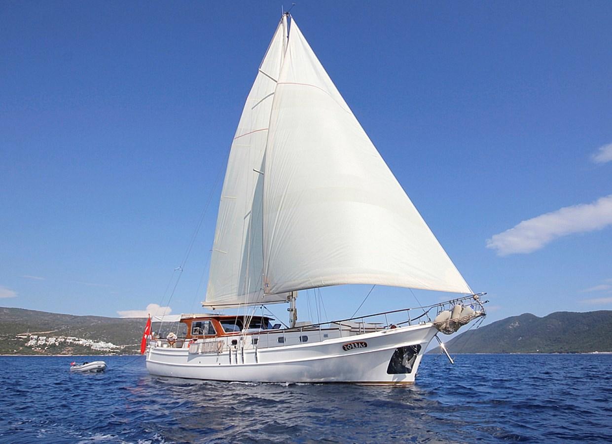 a sailboat on the water aboard ZORBAS Yacht for Sale