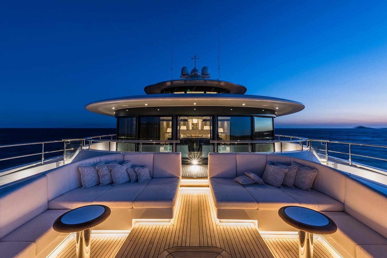 a boat on a boat aboard PLVS VLTRA Yacht for Sale