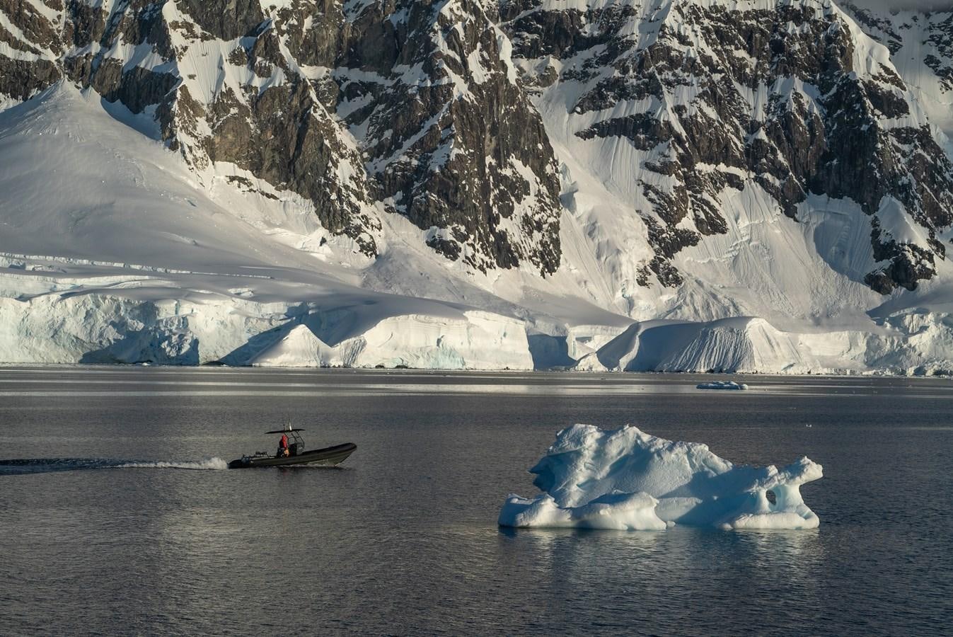 a boat in the water aboard GAME CHANGER Yacht for Sale