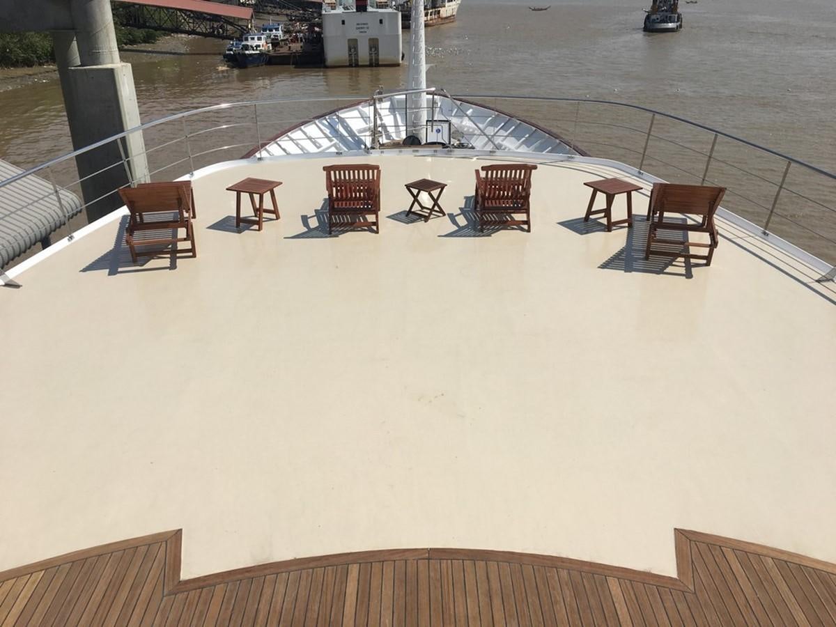 a group of chairs on a deck aboard ANDAMAN EXPLORER Yacht for Sale