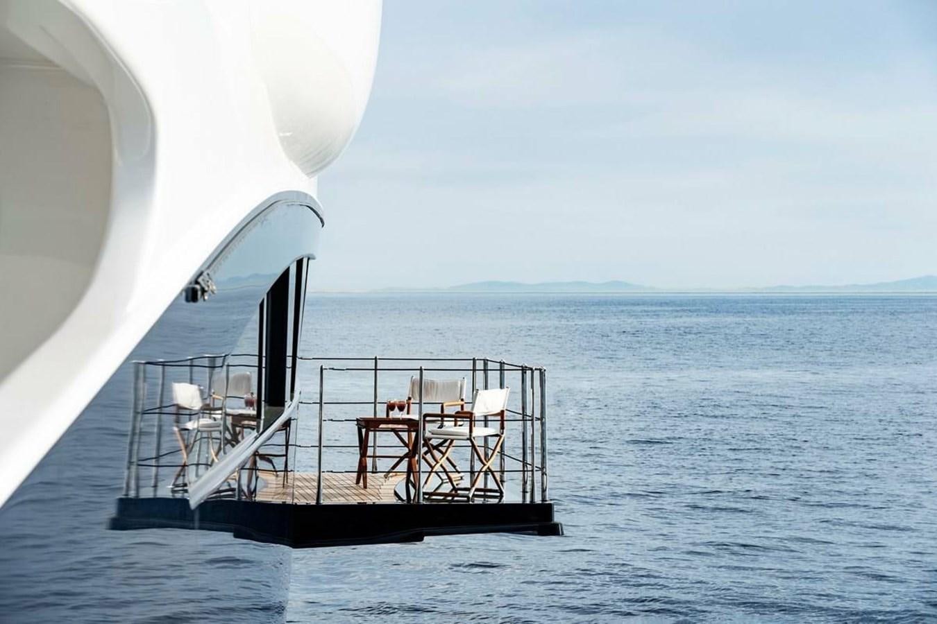 a boat on the water aboard LA FAMILIA Yacht for Sale