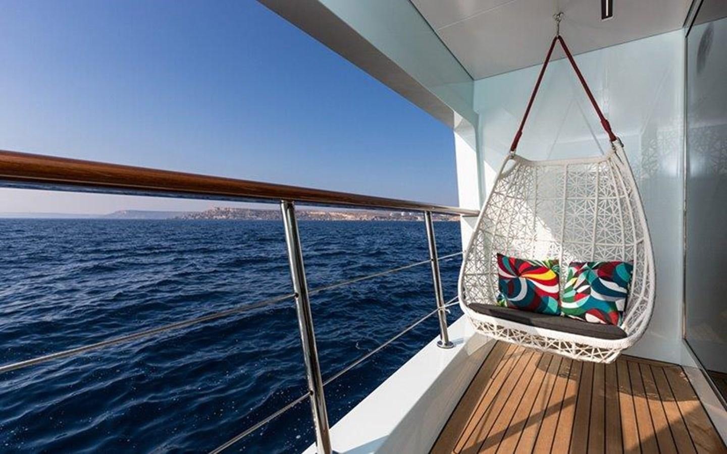 a boat on a body of water aboard OCEAN PARADISE Yacht for Sale