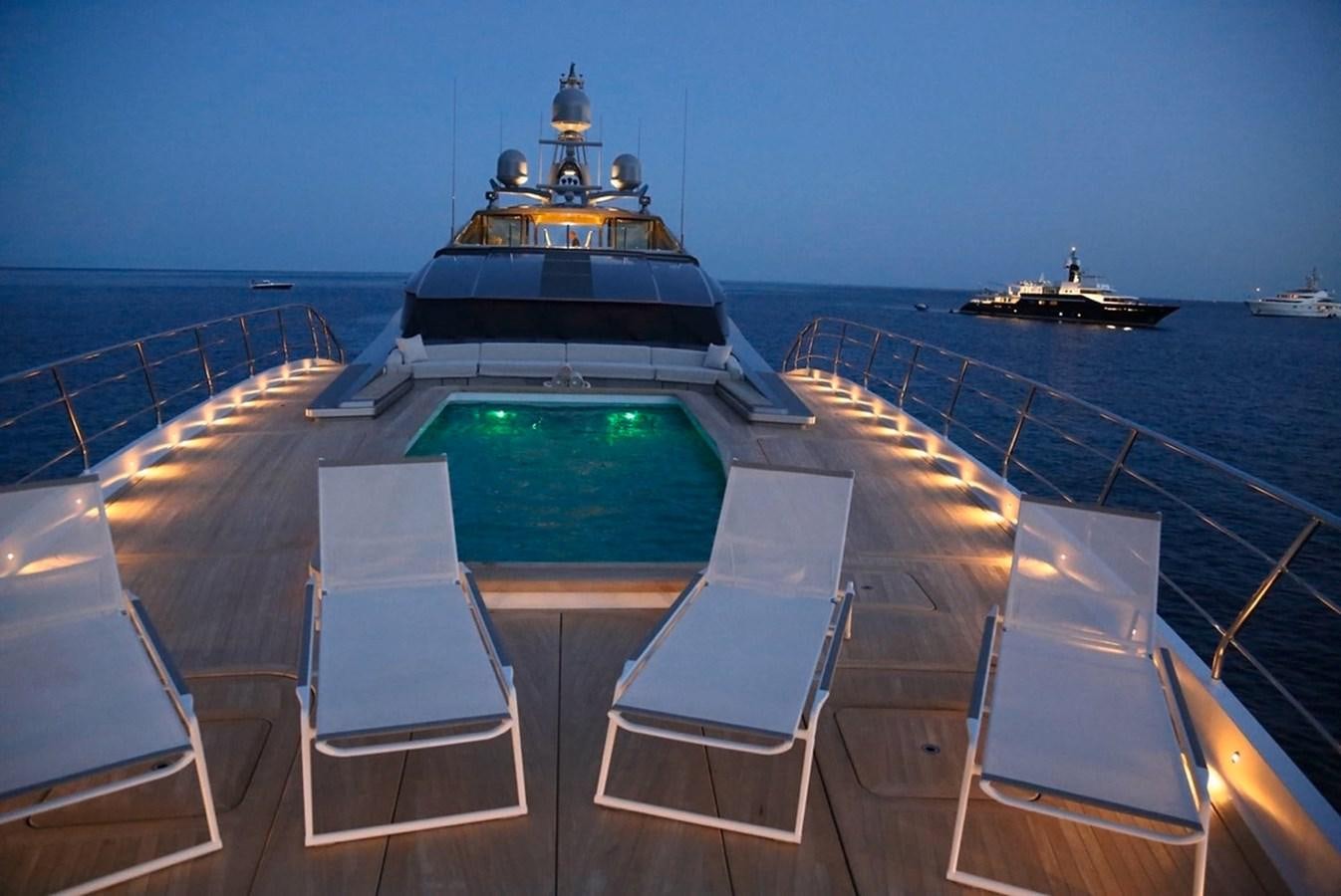 a boat on the water aboard SANAM Yacht for Sale