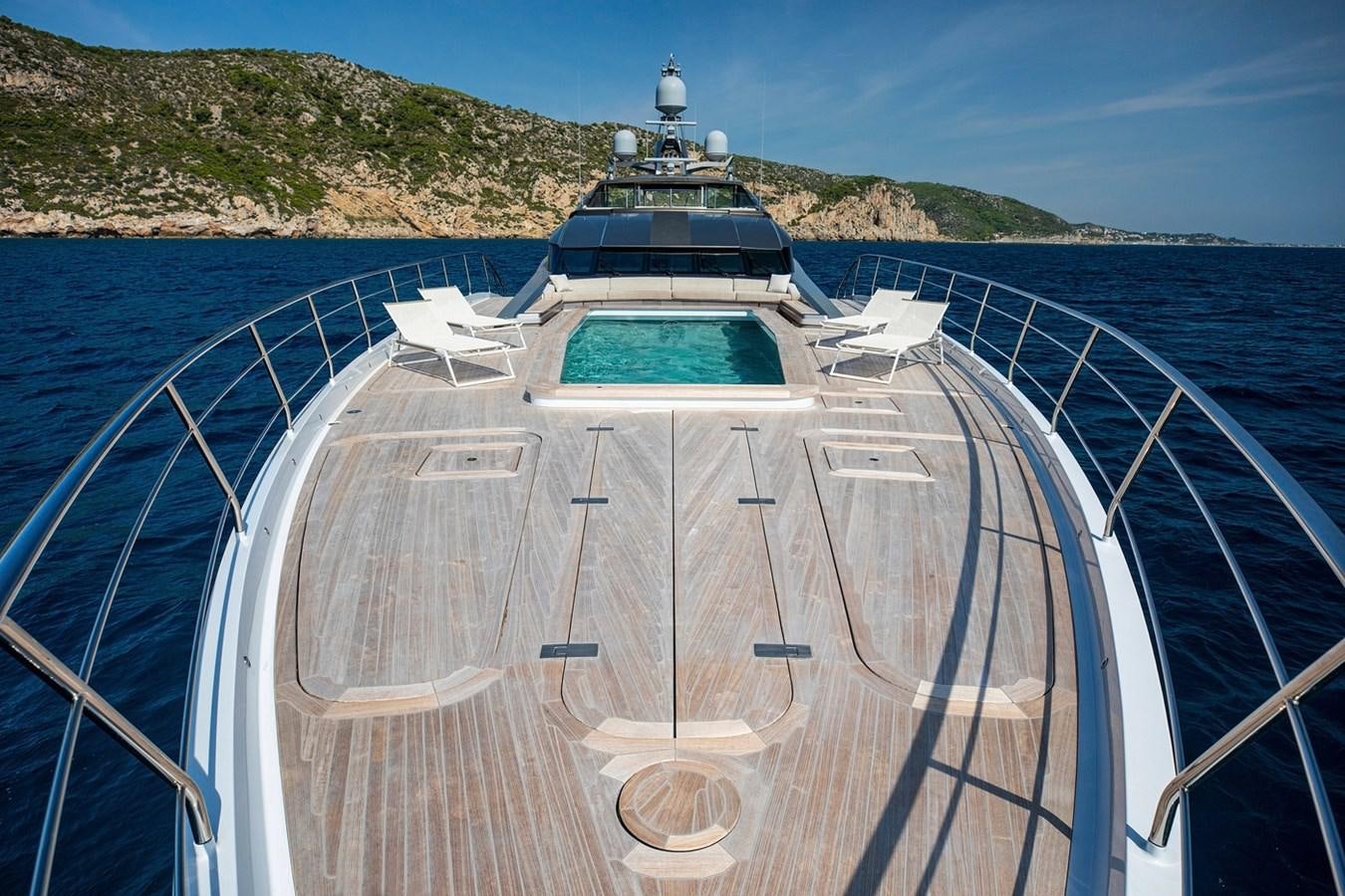 a boat on the water aboard SANAM Yacht for Sale