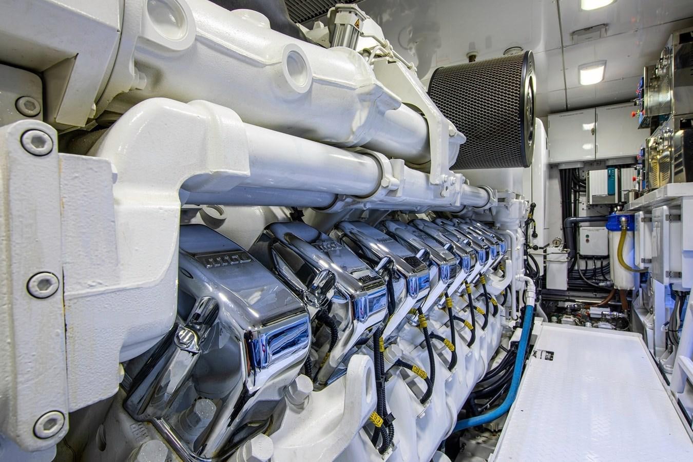 a close-up of a machine aboard SANAM Yacht for Sale