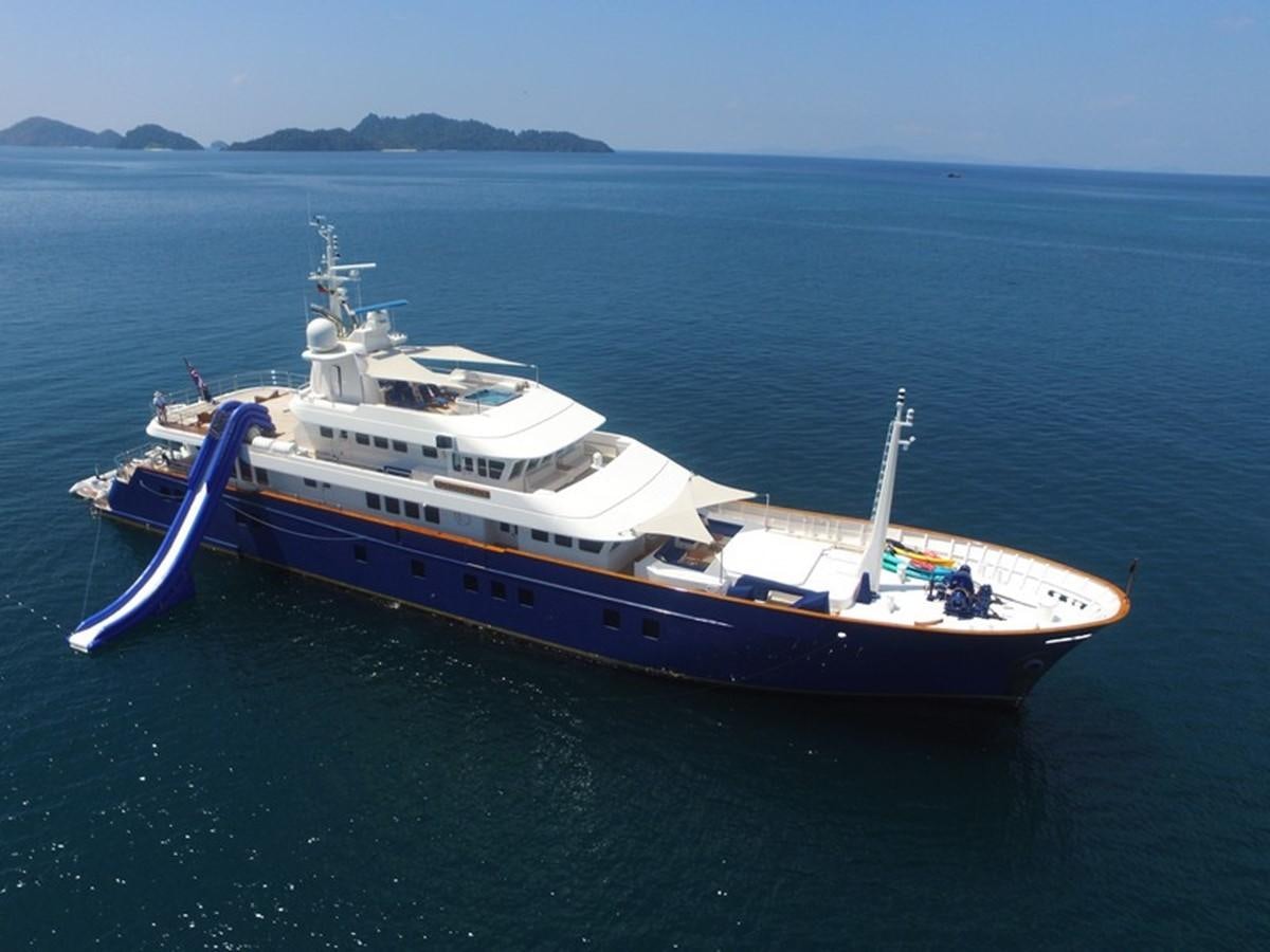 a boat in the water aboard NORTHERN SUN Yacht for Sale