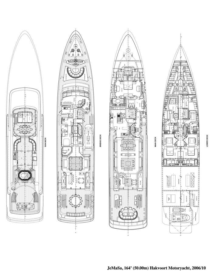 diagram aboard HADIA Yacht for Sale