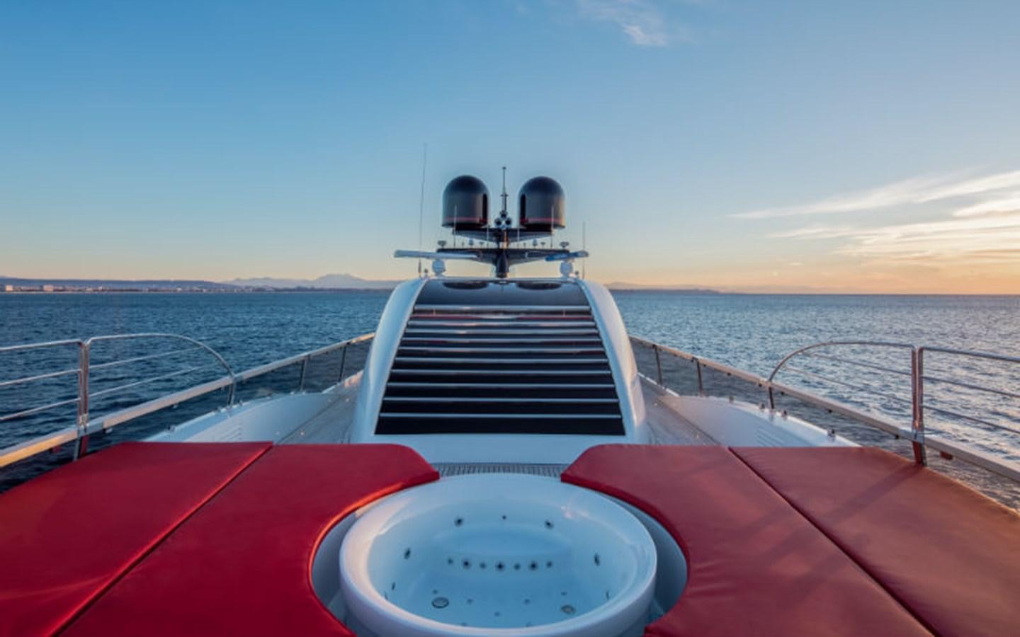 a boat on the water aboard EUPHORIA Yacht for Sale