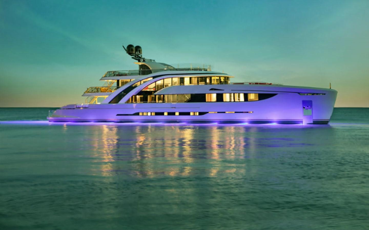 a boat in the water aboard EUPHORIA Yacht for Sale