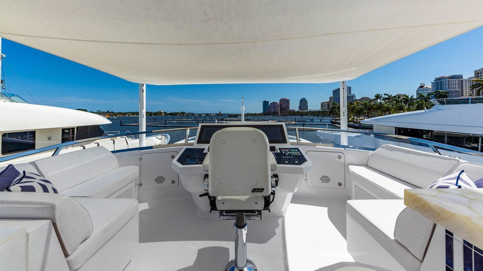 a view of the deck of a ship aboard APRICITY Yacht for Sale