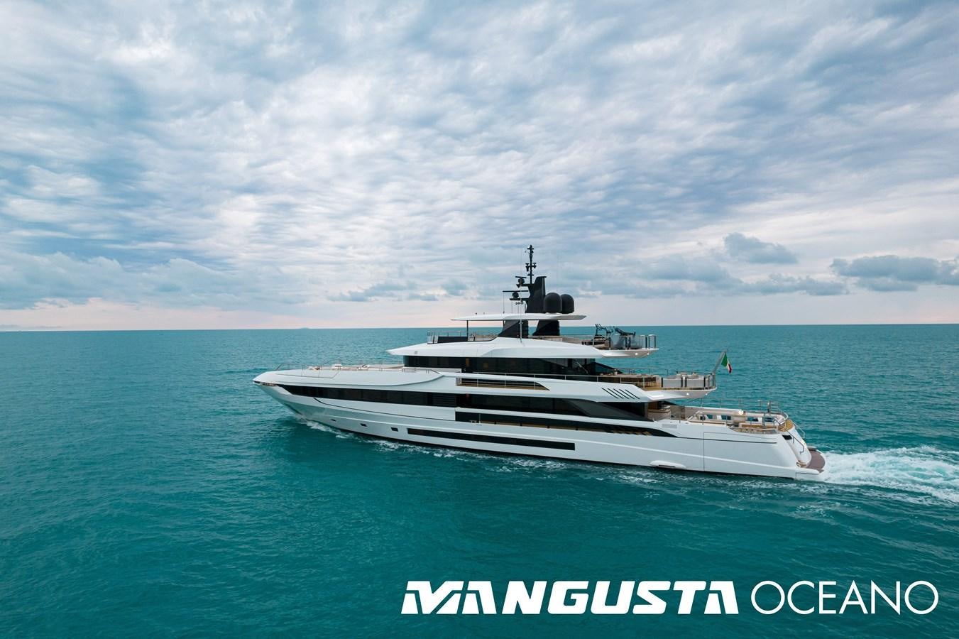 a boat in the water aboard MANGUSTA OCEANO 50/06 Yacht for Sale