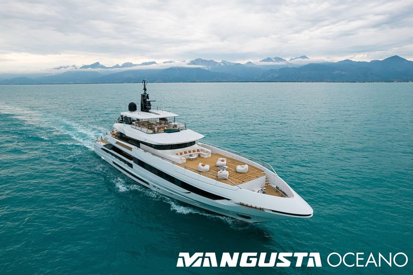 a ship in the water aboard MANGUSTA OCEANO 50/06 Yacht for Sale