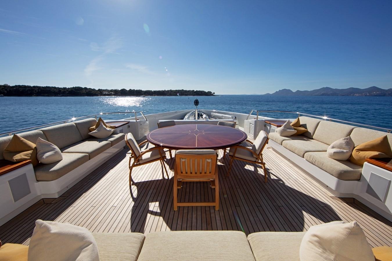 a boat on the water aboard OLMIDA Yacht for Sale