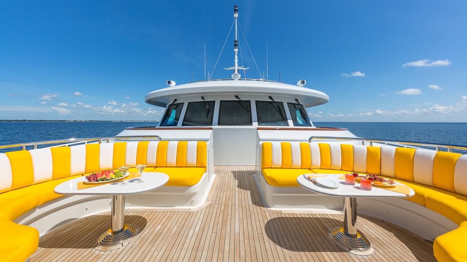 a boat on a deck aboard SORCHA Yacht for Sale