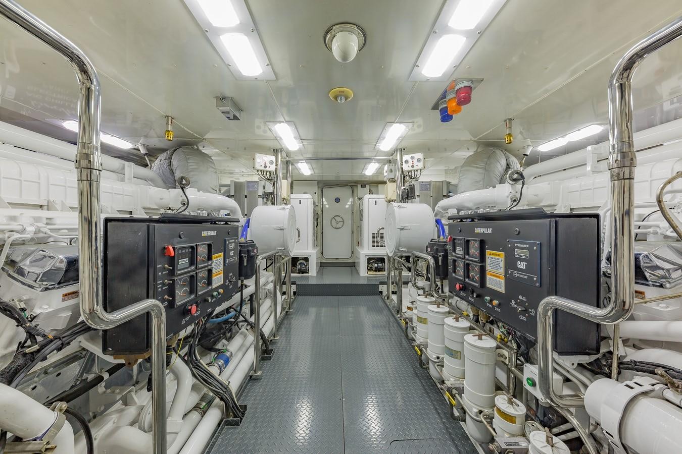 a room with machines and machinery aboard SORCHA Yacht for Sale
