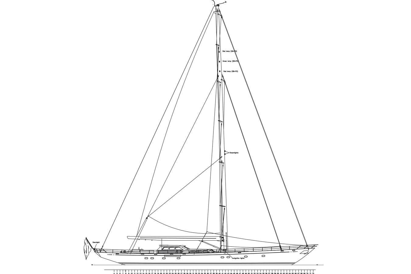 a large boat with a long tail aboard WELLENREITER Yacht for Sale