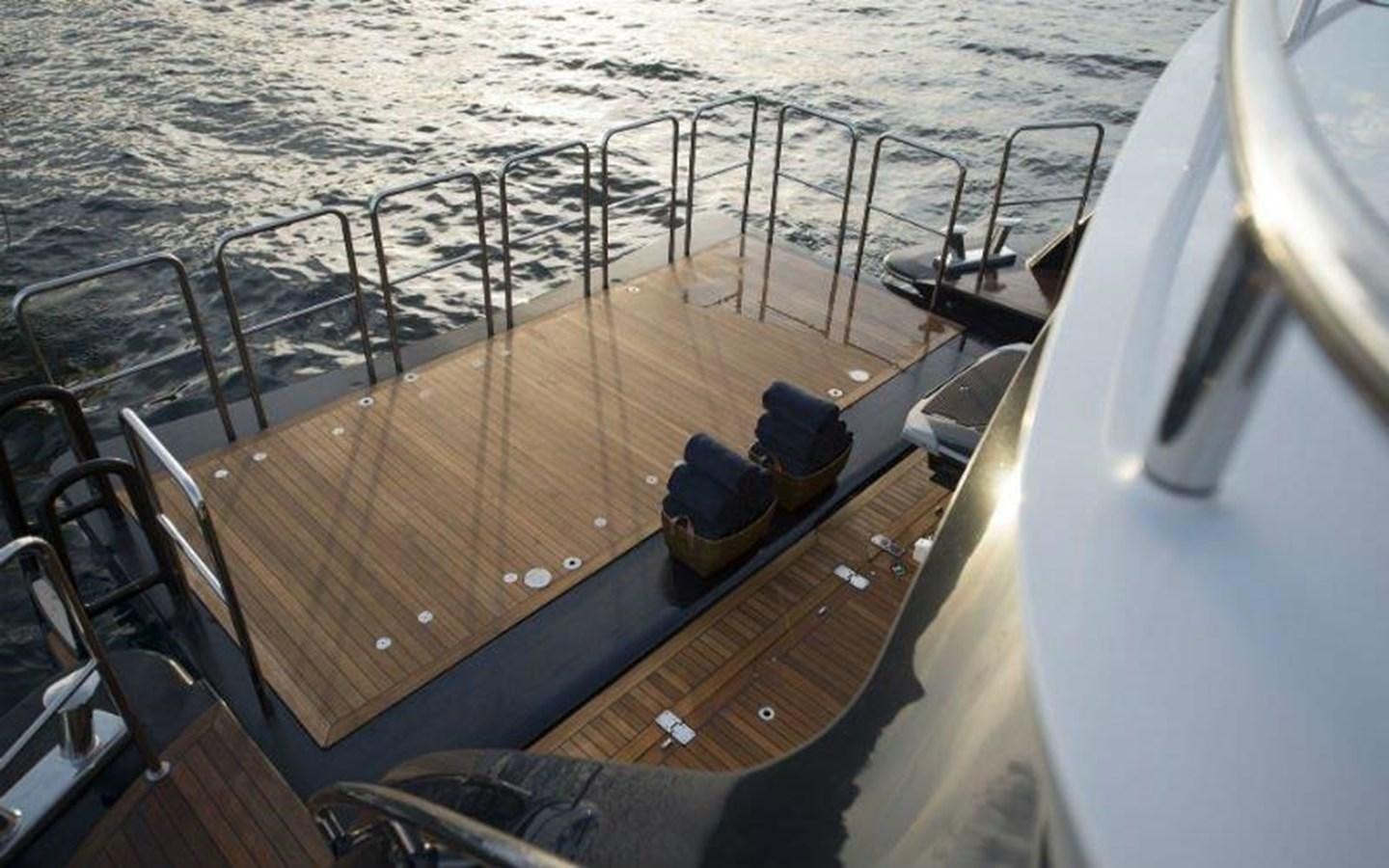 a deck of a boat aboard MORDAN Yacht for Sale